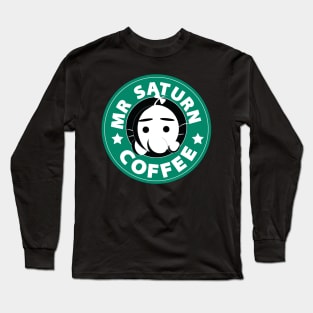 Mr. Saturn Coffee Long Sleeve T-Shirt